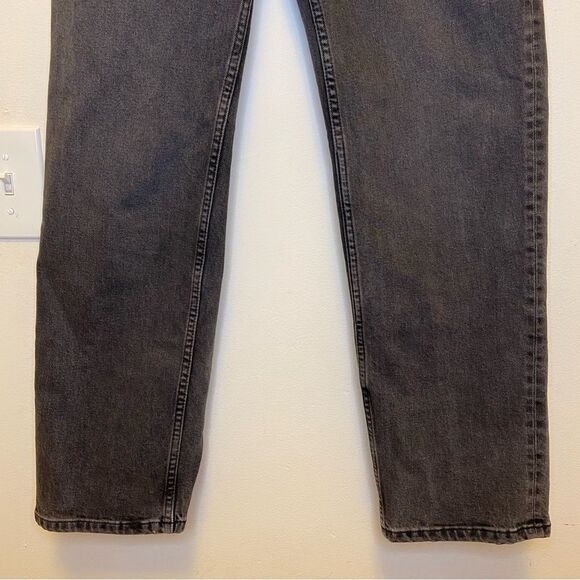 EVERLANE Curvy Hourglass Way-High Straight Leg Jeans Washed Black Gray 26 Long - Picture 9 of 14